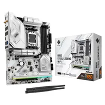 Placa Mãe Asrock B850 Steel Legend Wifi 4XDDR5 Socket SM5 Chipset AMD B850 ATX