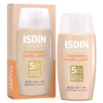 Protetor Solar Facial Isdin Fusionwater Magic Light SPF 50 50 ML