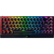 Teclado Gamer Sem Fio Razer Blackwidow V3 Mini Switch Yellow RGB 65% - Preto