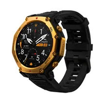Relógio Smartwatch Amazfit T-Rex 3 Pro A2444 - Preto/Dourado