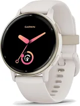 Reloj Garmin Vivoactive 5 42.2MM Ivory Case / Cream Gold Bezel 010-02862-11