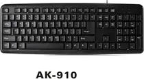 Teclado Satellite AK-910 USB c/ Cable - Portugues