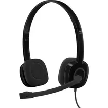 Fone+Mic Logitech Stereo H151 981-000587 Preto