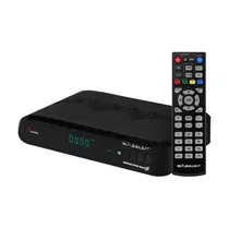 Receptor Fta Globalsat GS-240 Pro Max s Con Wi-Fi - Preto