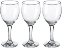 Outlet Jogo de 3 Taças de Vidro Lav Empire Wine EMP553 245ML
