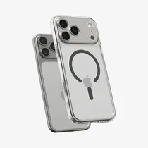 Spigen Capa iPhone 17 Pro Max Crystal Hybrid Clear ACS09600 Graphite