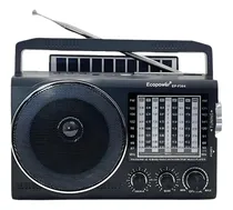 Radio Portátil Ecopower EP-F304 Negro BT/Solar