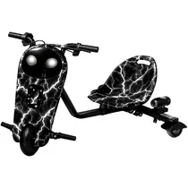 Triciclo Elétrico Orvite F1 Robot 8.5" - LED - Recarregável - Capacete e Protetor - 11 Raio Branco