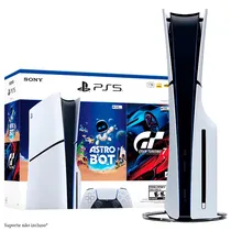 Console Sony Playstation 5 Slim CFI-2115A 4K 1TB SSD + Jogo Astro Bot + Gran Turismo 7