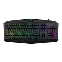 Teclado Gamer T-Dagger Tanker RGB US com Fio - Preto T-TGK202