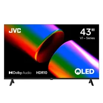 TV 43" Smart LED JVC LT-43KM4584 - Qled/FHD/Googletv
