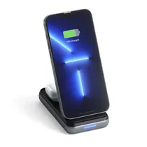 Satechi Cargador ST-Ucdwpbsm Duo Wireless Charger Stand