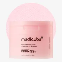 Medicube PDRN Pink Collagen Toning Gel Toner 70 Pads