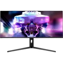 Monitor Gamer Machenike MK34QGSN2 Ips 34" WQHD 170 HZ / 1 MS - Preto