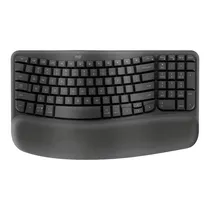 Teclado Logitech Wave Keys For Busines Wireless 920-012325 Graphite Espanhol