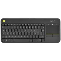 Teclado Sem Fio Logitech K400 Plus (920-007123) Espanhol - Cinza