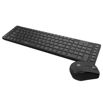 Kit Mouse e Teclado Klip Xtreme Revolution KCK-270S - 1600 Dpi - Espanhol - Preto
