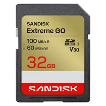 Cartão de Memória SD Sandisk Extreme Go 32GB 100MBS - SDSDXGN-032G-Gncin
