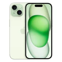 Apple iPhone 15 128GB LL Tela Super Retina XDR 6.1 Dual Cam 48+12MP/12MP Ios 17 Green - Swap 'Grade A' (Esim)(1 Mês Garantia)