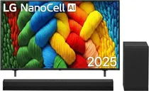 Smart TV LED LG 55" Nanocell 55NANO80ASA 4K Uhd + Soundbar LG S40T 300W