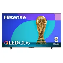 Smart TV Qled Hisense QD6- 4K Qled 65QD6QF 65" 4K Uhd 60 HZ Fire TV - Preto