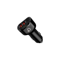 A'Gold Cargador Vehicular CJ04-4 Carga Rapida USB-A 20W Black