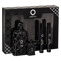 Kit Perfume Orientica Luxury Collection Amber Noir Eau de Parfum Feminino 80ML - 4 Unidades
