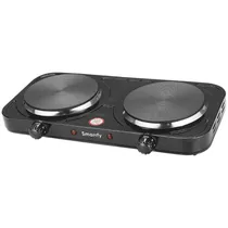 Fogão Elétrico Smartfy FG04B 2000W 110V 2 Bicos - Black