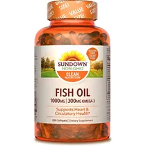 Supl. Sundown Fish Oil 1000MG 200CAP