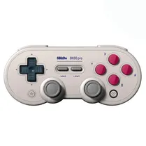 Controle 8BITDO SN30 Pro 80DJ04 Sem Fio p/ Nintendo Switch/ Windows/ Android/ Steam- Branco