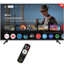 TV Smart 55" Mtek MKQ55FSGU Qled 4K/ 8B/ Google TV/ Da/ Dig/ Voice Remote/ BT/ Cast