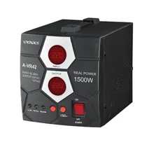 Estabilizador de Voltagem Satellite A-VR42 1500 W Bivolt - Preto