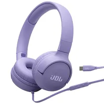Fone de Ouvido JBL Tune 520C com Microfone e Cabo de 1.20 Metros - Roxo