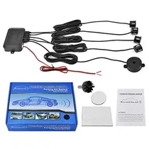 Sensor de Estacionamento Preto/Silver/Prata p/ Parachoque de Plastico - Kit de Aparcamiento