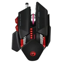 Mouse USB Marvo Scorpion G980 Gaming 6 Botones Negro/Rojo