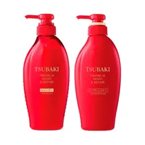 Kit Capilar Shiseido Tsubaki Premium Moist & Repair Shampoo + Condicionador 450ML