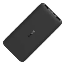 Cargador Externo Xiaomi Redmi PB100LZM Negro 10000MAH Con Cable USB
