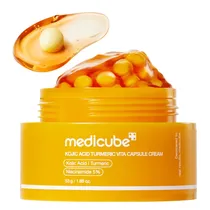 Creme Hidratante Facial Medicube Kojic Acid Turmeric Vita Capsule Cream - 53GR