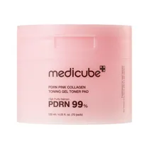 Pads Medicube PDRN Pink Collagen Toning Gel Toner Pad de 70 Unidades / 120ML