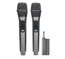 Ecopower Microfono Inalambrico EP-M605 2MIC/Negro