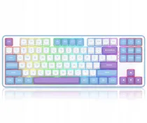 Redragon Teclado K707WBP-RGB-Pro Star Blade Pro Ingles White