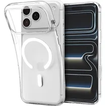 Capa Protetora Spigen Crystal Flex Magfit para iPhone 17/18 Pro Max - Clear White (ACS11912)