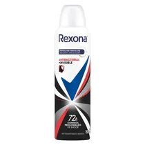 Desde Rexona Aerosol Antibacterial+Invisible Fem 150ML 041575/244177*