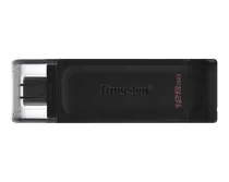 Pen Drive Kingston DT70 128GB USB-C Negro