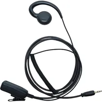 Auricular Bvmag Forma C com Microfone PTT 3.5 MM - Preto
