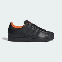 Calzado Adidas Superstar II Negro Naranja