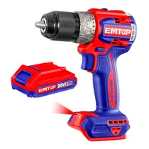 Parafusadeira/Furadeira À Bateria Emtop ECIDL206021 – Sem Impacto / Brushless / Sem Bateria