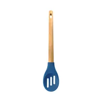 Espátula Ranurada de Silicona Rodeo Con Mango de Madera POL-KA0505 30.5 CM
