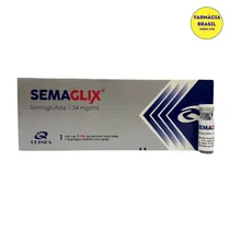 Semaglutida Ozempic Semaglix 1,34MG 3ML 8 Aplicações Quimfa. Temos Caixa de Isopor e Gelo.