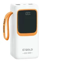 A'Gold Cargador Portatil BTE-61 50000MAH 22.5W (Anatel) White
